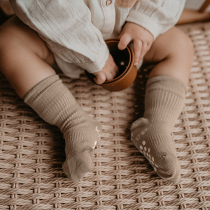 Dětské ponožky Stay-on-Socks Antislip 1 pár Cookie