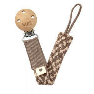 Bibs Paci Braid klip na šidítko s kroužkem