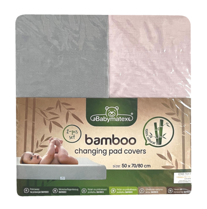 Potah na přebalovací pult Bamboo 2 ks 50 x 70/80 cm Babymatex