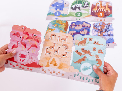 Véééliké puzzle loto Výlet do ZOO KukiKuk