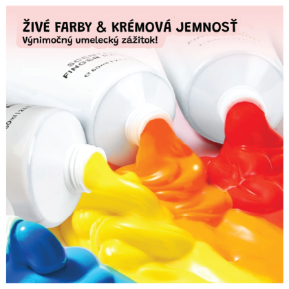Prstové barvy s vůní 8 ks Jarmelo