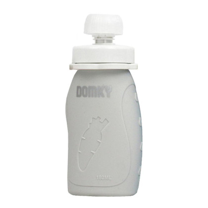Plnitelná silikonová kapsička Domky 180 ml