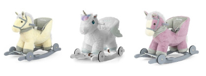 Houpací koník s melodií Milly Mally Polly