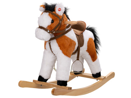 Kůň plyšový houpací 55 cm se zvukem