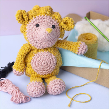 Sada na háčkování ježek Amigurumi