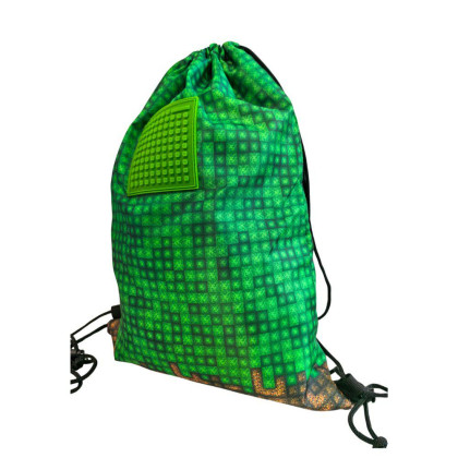 Vak na záda zelená Mine&Craft 50 pixelů Pixie Crew