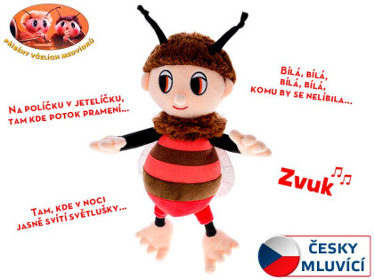 Včelí medvídek 29 cm plyšový s písničkami na baterie