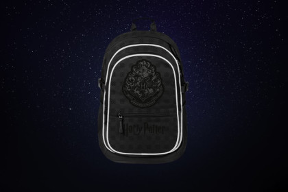 Set 3 Core Harry Potter Bradavice černý: batoh, penál, sáček GRS Baagl