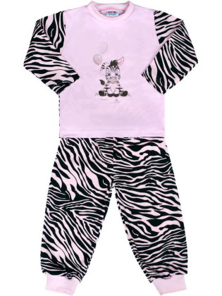 Dětské bavlněné pyžamo New Baby Zebra s balónkem růžové Vel. 122