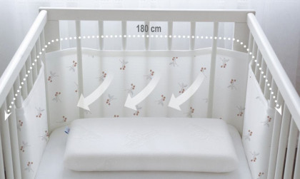 Mantinel do postýlky Bump Air Design 180 cm Babymatex