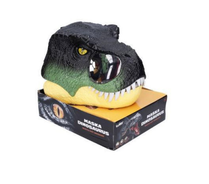 Maska na hlavu dinosaurus s efekty 28x22x21,5 cm