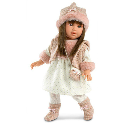 Panenka - Martina v růžové čepici 40 cm