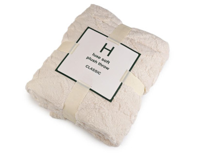 Deka plyšová, copánková 150x200 cm