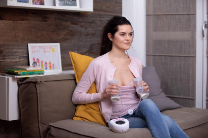 Odsávačka mateřského mléka elektrická Double Pink Chicco