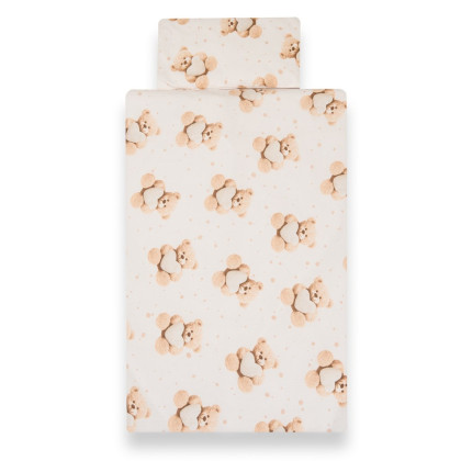 2-dílné ložní povlečení Love Teddy Bear 90/120 cm beige New Baby 
