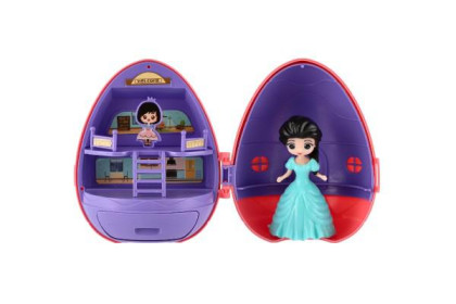 Princezna ve vajíčku 11cm s doplňky