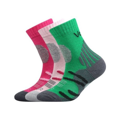 Ponožky dětské outdoorové Horalik se stříbrem dívčí (3 páry)