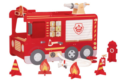 Dřevěné hasičské vozidlo velké Viga