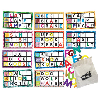 Montessori - Bingo - Písmena a slova