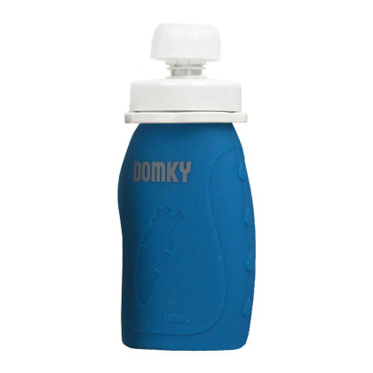Plnitelná silikonová kapsička Domky 180 ml