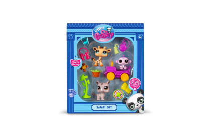 Littlest Pet Shop 3 figurky Safari