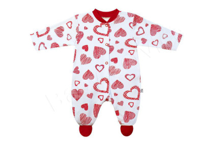 Bavlněný overal Srdce Baby Service