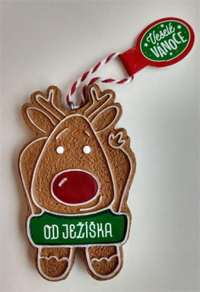 Perníčky ozdoba na stromeček Od Ježíška sob