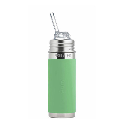Dětská láhev Termo se slámkou 260 ml Pura