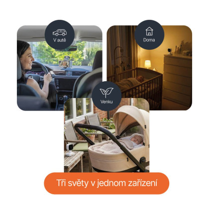 Digitální video monitor Home & Car 3v1 Zopa
