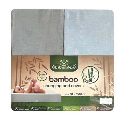 Potah na přebalovací pult Bamboo 2 ks 50 x 70/80 cm Babymatex