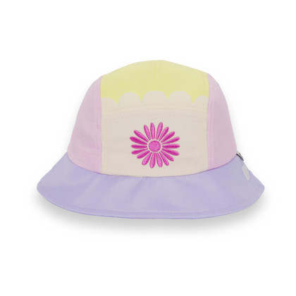 Klobouček s UV ochranou KiETLA FUN FLEUR Flower Yellow 46-49 cm