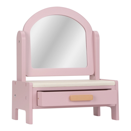 Toaletní stoleček dřevěný Pink Little Dutch