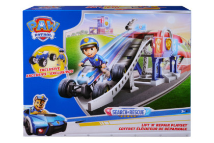 Tlapková Patrola výtah s dráhou