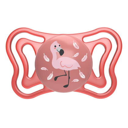 Šidítko Physio Light silikonové růžové 6 - 16 m, 2 ks Chicco
