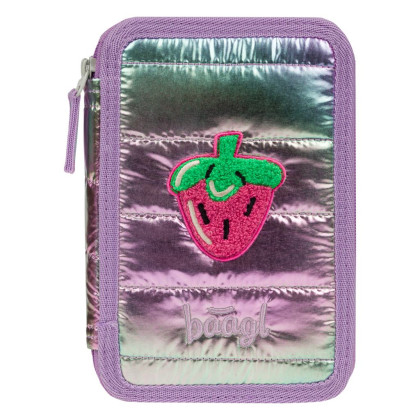 Školní penál třípatrový Lavender Baagl