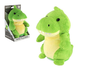 Plyšový dinosaurus Rexík opakující věty 18 cm na baterie a se zvukem