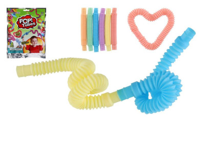 Stavebnice trubky/trubičky natahovací 6 ks