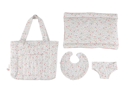 Přebalovací taška pro panenky Soft Flowers Little Dutch
