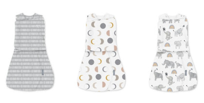 Zavinovačka bavlněná ulitka konvertibilní s volným rukávem Tog 1 SwaddleMe™ Ingenuity