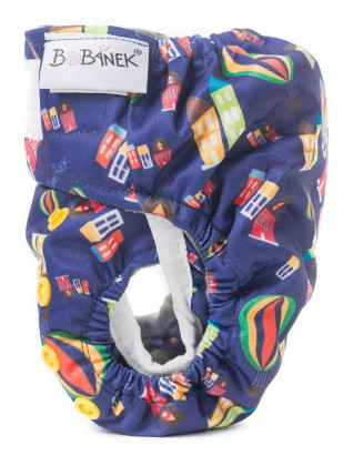 Novorozenecká AIO plenka suchý zip Bobánek