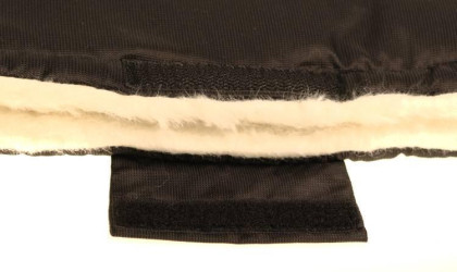 Merino rukávník na kočárek z ovčí/velbloudí vlny na zip 30 x 50 cm