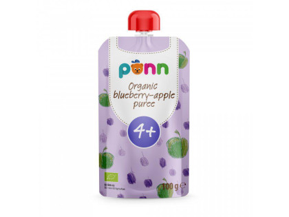 Kapsička Salvest Ponn BIO Jablko s borůvkami (100 g) 4m+