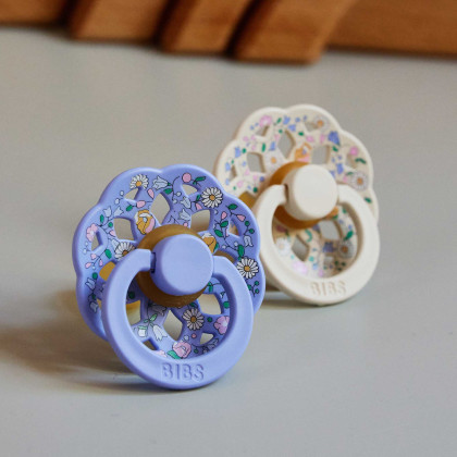 Dudlíky z přírodního kaučuku 2ks 6 - 18 měsíců Liberty Boheme Bibs