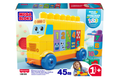 Zábavný autobus s počítáním Mega bloks