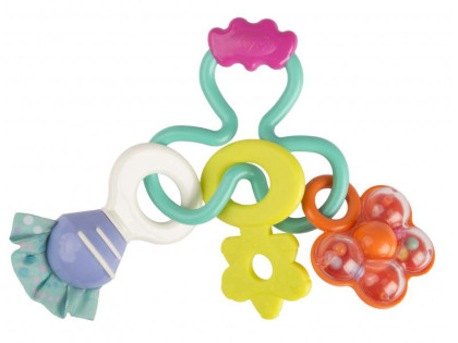 Chrastítko s kousátky pastelové Playgro