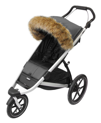 Univerzální kožešinový límec na boudičku kočárku 100 x 13 cm Emitex