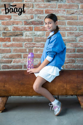 Tritanová láhev na pití Lavender 500 ml Baagl