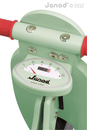Dřevěné odrážedlo Vespa mint Janod