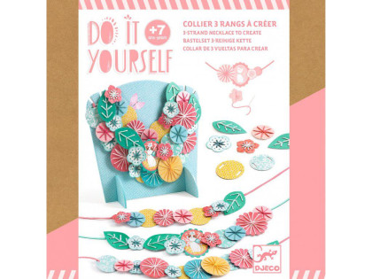 Vyšívané náhrdelníky DIY Djeco