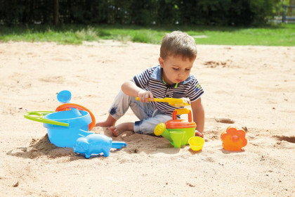 Sada na písek plast 10ks v síťce od 24 měsíců